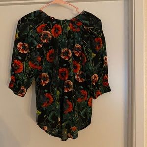 floral blouse